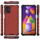 Защитный чехол Deexe Honeycomb Series для Samsung Galaxy M31s (M317) - Red. Фото 3 из 9