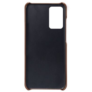 Защитный чехол Deexe Leather Back Cover для Samsung Galaxy A73 (А736) - Brown