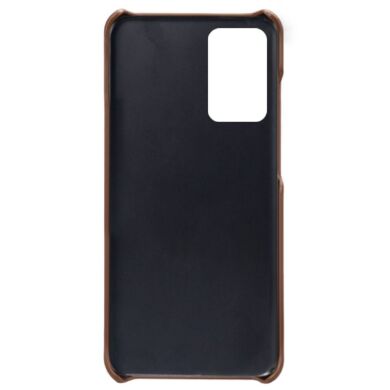 Захисний чохол Deexe Leather Back Cover для Samsung Galaxy A73 (А736) - Brown