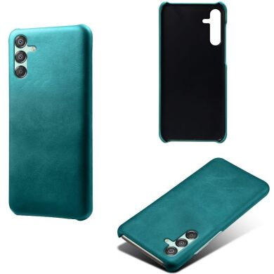 Защитный чехол Deexe Leather Back Cover для Samsung Galaxy M15 (M156) - Green
