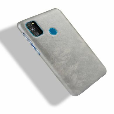 Захисний чохол Deexe Leather Back Cover для Samsung Galaxy M30s (M307) / Galaxy M21 (M215) - Grey