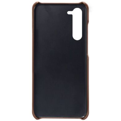 Защитный чехол Deexe Leather Back Cover для Samsung Galaxy S24 - Brown