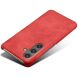 Захисний чохол Deexe Leather Back Cover для Samsung Galaxy S25 (S931) - Red