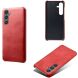 Захисний чохол Deexe Leather Back Cover для Samsung Galaxy S25 (S931) - Red