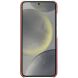 Захисний чохол Deexe Leather Back Cover для Samsung Galaxy S25 (S931) - Red