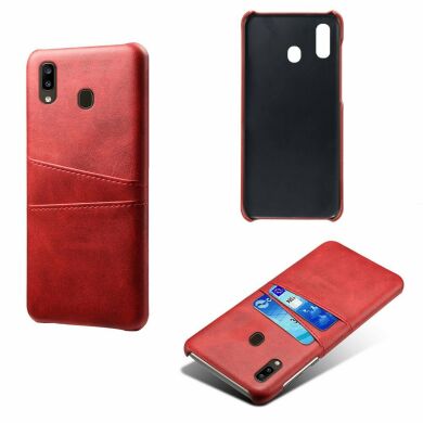 Захисний чохол Deexe Pocket Case для Samsung Galaxy A30 (A305) / A20 (A205) - Red