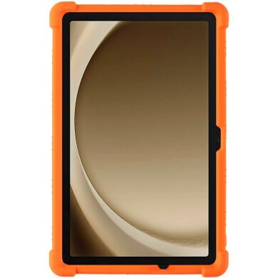 Захисний чохол Deexe Silicone Kickstand для Samsung Galaxy Tab A9 Plus (X210/216) - Orange
