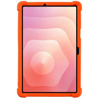 Защитный чехол Deexe Silicone Kickstand для Samsung Galaxy Tab S11 (X730/X736) - Orange
