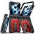 Защитный чехол Deexe Tank Stand для Samsung Galaxy Flip 8 - Red