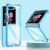 Защитный чехол GKK AirBag для Samsung Galaxy Flip 6 - Transparent Blue