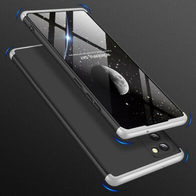 Защитный чехол GKK Double Dip Case для Samsung Galaxy Note 20 (N980) - Black / Silver