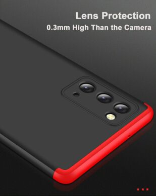 Защитный чехол GKK Double Dip Case для Samsung Galaxy Note 20 (N980) - Black / Red