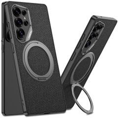 Захисний чохол GKK Fabric Magnetic для Samsung Galaxy S26 Ultra - Black