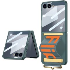 Защитный чехол GKK Strap Cover для Samsung Galaxy Flip 7 - Green