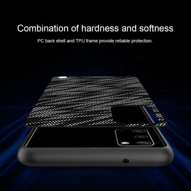 Захисний чохол NILLKIN Shining для Samsung Galaxy S20 (G980) - Black / Silver