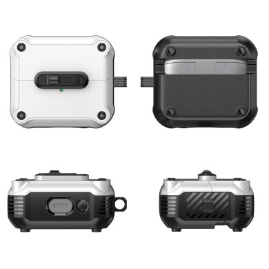 Защитный чехол Reframe Front Lock для Samsung Galaxy Buds 3 / Buds 3 Pro - White