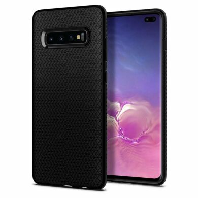 Захисний чохол Spigen (SGP) Liquid Air для Samsung Galaxy S10 Plus (G975) - Matte Black