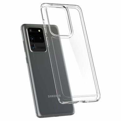 Захисний чохол Spigen (SGP) Ultra Hybrid для Samsung Galaxy S20 Ultra (G988) - Crystal Clear