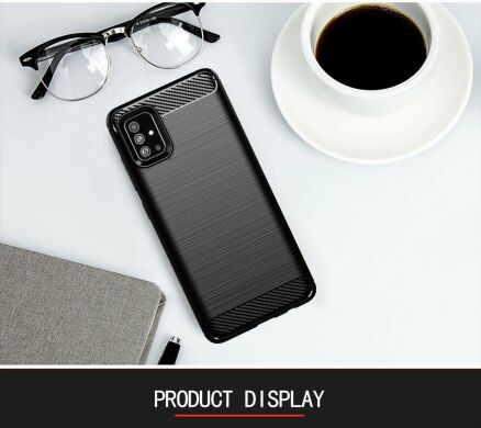 Защитный чехол UniCase Carbon для Samsung Galaxy A51 (А515) - Gray