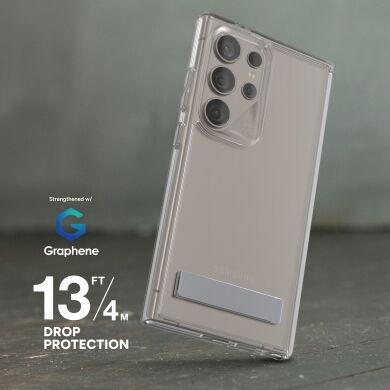 Защитный чехол Zagg Gear4 Crystal Palace with Kickstand для Samsung Galaxy S24 Ultra (S928) 702314092 - Clear