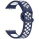 Ремешок Deexe Dot Color для Samsung Galaxy Fit 3 - Midnight Blue / White. Фото 3 из 7