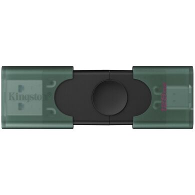 Флеш-накопитель Kingston DT DuoG2 128GB (USB + Type-C) DTDEG2/128GB - Black