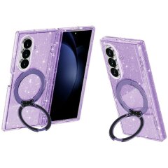 Защитный чехол Reframe Glitter Stand Case для Samsung Galaxy Fold 8 Ultra - Purple