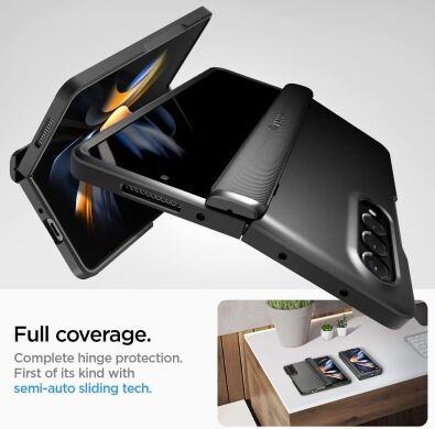 Защитный чехол Spigen (SGP) Slim Armor Pro для Samsung Galaxy Fold 4 - Black