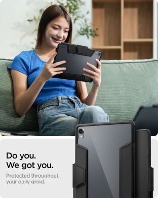 Защитный чехол Spigen (SGP) Ultra Hybrid Pro для Samsung Galaxy Tab S11 Ultra (X930/X936) ACS10219 - Black