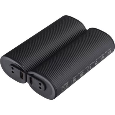 Внешний аккумулятор VEGER Hand Warmer 12W (2x5000mAh) - Black
