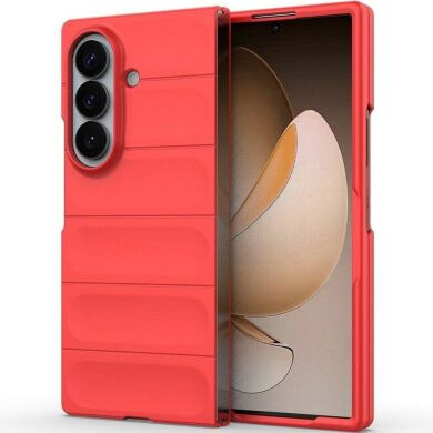 Силиконовый (TPU) чехол Deexe Terra Case (FF) для Samsung Galaxy Fold 8 Ultra - Red