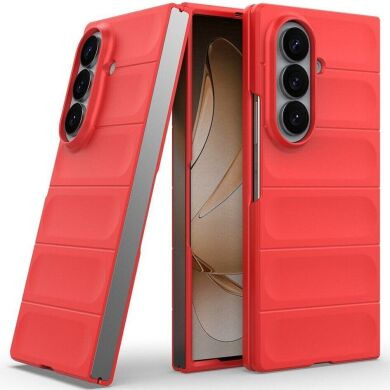 Силиконовый (TPU) чехол Deexe Terra Case (FF) для Samsung Galaxy Fold 8 Ultra - Red