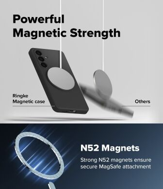 Захисний чохол Ringke Silicone Magnetic для Samsung Galaxy S26 (S942) 8800328815674 - Black