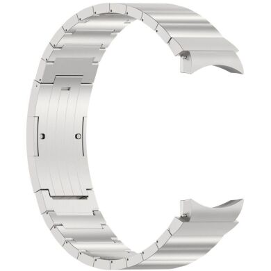 Ремешок Deexe Titanium Steel для Samsung Galaxy Watch 4 / 4 Classic / 5 / 5 Pro / 6 / 6 Classic - Silver