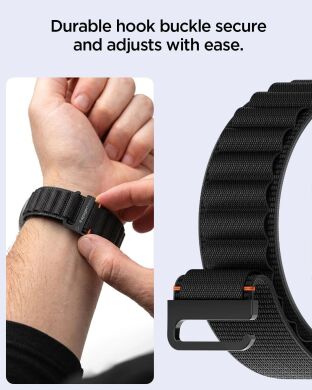 Ремінець Spigen WBF1 Band для Samsung Galaxy Watch 9 (40/44mm) / 8 (40/44mm) / 8 Classic (AMP11607) - Black