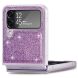 Захисний чохол Deexe Glitter Case для Samsung Galaxy Flip 4 - Purple