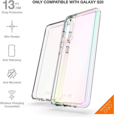 Захисний чохол Gear4 Crystal Palace для Samsung Galaxy S20 (G980) - Iridescent