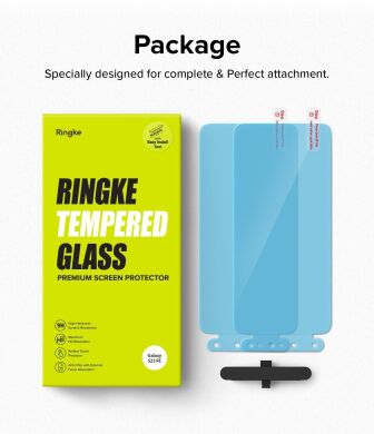 Комплект захисних стекол (2шт) Ringke Screen Protector Tempered Glass для Samsung Galaxy S23 FE (8809961782107)