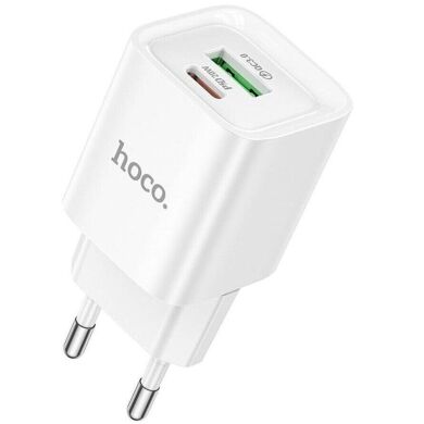 Сетевое зарядное устройство Hoco C147A PD20W + QC3.0 - White
