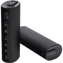 Внешний аккумулятор VEGER Hand Warmer 12W (2x5000mAh) - Black