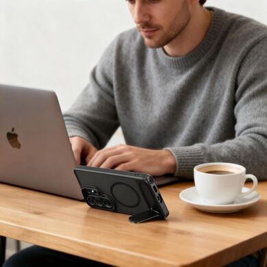 Захисний чохол Tech-Protect MagRack MagSafe для Samsung Galaxy S26 Ultra (S948) - Matte Black