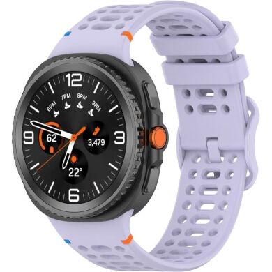 Ремешок Reframe Holes Design для Samsung Galaxy Watch 8 (40/44mm) / 8 Classic - Purple