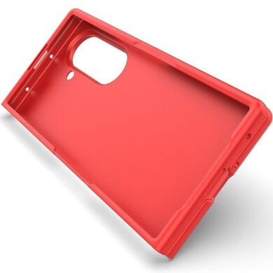 Силиконовый (TPU) чехол Deexe Terra Case (FF) для Samsung Galaxy Fold 8 Ultra - Red