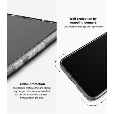 Силіконовий (TPU) чохол IMAK UX-5 Series для Samsung Galaxy A34 (A346) - Transparent
