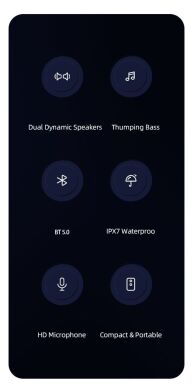Портативна акустика Usams YC011 - Black
