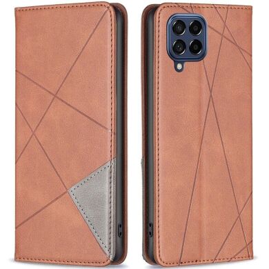 Чохол UniCase Geometric Pattern для Samsung Galaxy M53 (M536) - Coffee