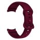 Ремешок Deexe Soft Silicone для Samsung Galaxy Watch 5 (40/44mm) / 5 Pro (45mm) - Wine Red. Фото 2 из 3