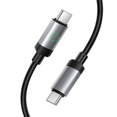 Кабель Hoco X117 Star Type-C to Type-C 60W (1m) - Black