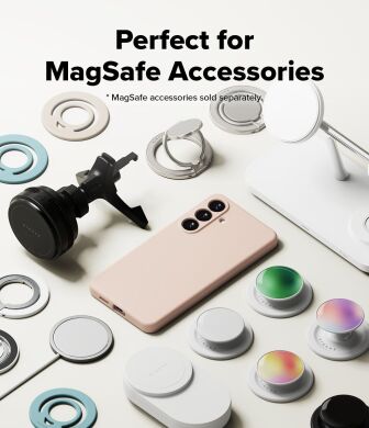 Захисний чохол Ringke Silicone Magnetic для Samsung Galaxy S26 (S942) 8800328815674 - Black