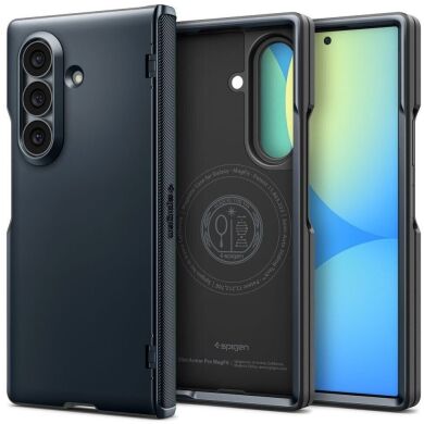 Защитный чехол Spigen Slim Armor Pro (MagFit) для Samsung Galaxy Fold 8 Ultra (ACS11509) - Metal Slate